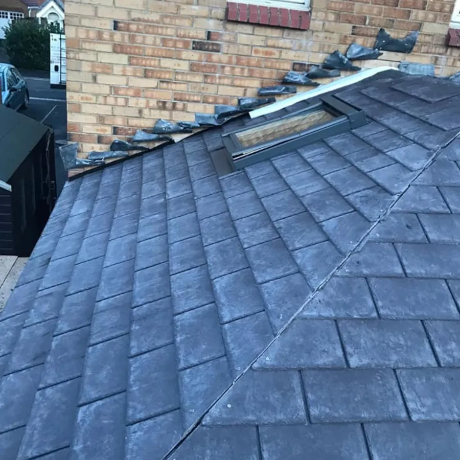 New roof with window